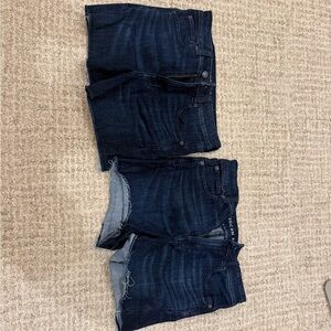 American eagle super high rise shortie size 6 and 8